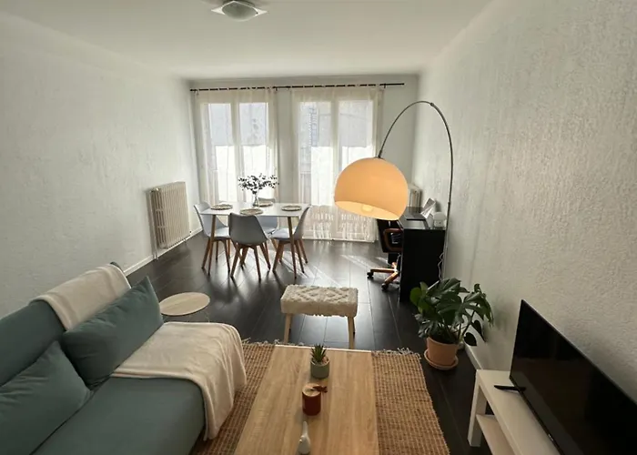 T2 60m2, Centre Ville, Parking Gratuit, Terrasse, Proche Tram, à Seulement 15mn Des Plages Apartamento *